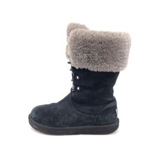 UGG Montclair Lace Tall Sheepskin Winter Boots 8
